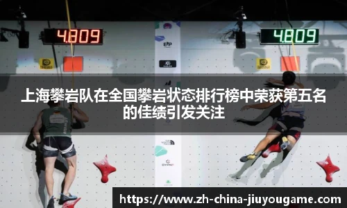 上海攀岩队在全国攀岩状态排行榜中荣获第五名的佳绩引发关注